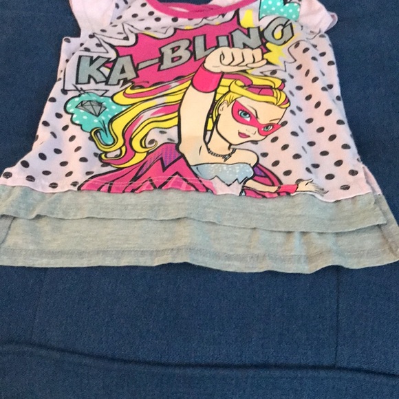 Barbie T-shirt with open twisted back NWOT - Picture 6 of 7
